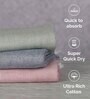 Multicolor Cotton 230 GSM (Set of 3) Bath Towels
