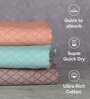 Multicolor Cotton 260 GSM (Set of 3) Bath Towels