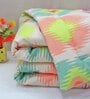 Multicolor Cotton Blend Abstract 150 GSM Double Comforter