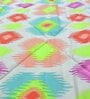 Multicolor Cotton Blend Abstract 150 GSM Double Comforter