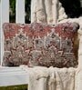 Multicolor Woven Traditional Cotton 16 x 16 Inches Cushion Covers (Set of 2)