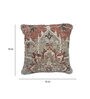 Multicolor Woven Traditional Cotton 16 x 16 Inches Cushion Covers (Set of 2)
