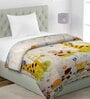 Multicolor Animal Theme Cotton 210 Reversible Single Bed Comforter