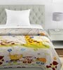 Multicolor Animal Theme Cotton 210 Reversible Single Bed Comforter