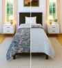 Cotton Abstract 300 GSM Single Bed Reversible Comforter