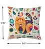 Multicolor Cotton Canvas Animal 16x16 inches Cushion Covers (Pack of 5)