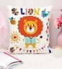 Multicolor Cotton Canvas Animal 16x16 inches Cushion Covers (Pack of 5)