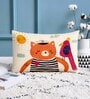 Multicolor Cotton Animal 18x12 inches Cushion Covers (Pack of 2)