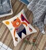 Multicolor Cotton Animal 24x24 inches Cushion Covers (Pack of 2)