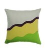 Multicolor Abstract Cotton Blend 18 x 18 Inches Cushion Cover