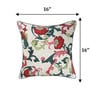 Multicolor Floral Cotton Blend 16 x 16 Inch Cushion Cover