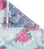 Multicolor Cotton Blend Floral 350 GSM Double Bed Comforter