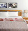 Multicolor Cotton Blend Floral 350 GSM Double Bed Comforter