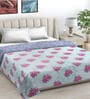 Multicolor Cotton Blend Floral 350 GSM Double Bed Comforter
