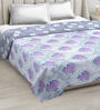 Multicolor Cotton Blend Floral 350 GSM Double Bed Comforter