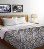 Multicolor Cotton Blend Floral 350 GSM Double Bed Comforter