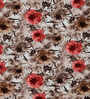 Floral (72x52) Multicolor Cotton Blend Table Cloth