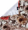 Floral (72x52) Multicolor Cotton Blend Table Cloth