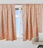 Multicolor Floral Cotton Blend 5 Ft Blackout Rod Pocket Window Curtain
