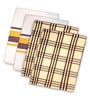 Multicolor Cotton Checkered 215 GSM Bath Towels Pack of 4