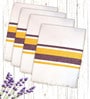 Multicolor Cotton Checkered 215 GSM Bath Towels Pack of 4