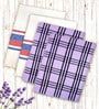 Multicolor Cotton Checkered 215 GSM Bath Towels Pack of 4