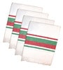 Multicolor Cotton Checkered 215 GSM Bath Towels Pack of 4