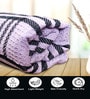 Multicolor Cotton Checkered 215 GSM Bath Towels Pack of 5