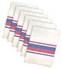 Multicolor Cotton Checkered 215 GSM Bath Towels Pack of 6