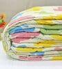 Multicolor Cotton Blend Floral 150 GSM  Double Comforter
