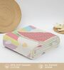 Multicolor Cotton Floral 150 GSM Double Bed AC Room Blanket
