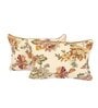 Multicolor Cotton Floral 18x12 inches Cushion Covers (Pack of 2)