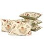 Multicolor Cotton Floral 18x12 inches Cushion Covers (Pack of 5)