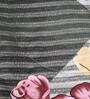 Grey Cotton Floral 200 GSM Double Bed Comforter
