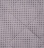 Grey Cotton Floral 200 GSM Double Bed Comforter