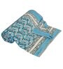 Blue Cotton Floral 250 GSM Double Dohar
