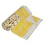 Yellow Cotton Floral 250 GSM Double Dohar