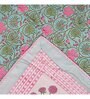 Green Cotton Floral 250 GSM Double Doha