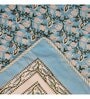 Blue Cotton Floral 250 GSM Double Dohar