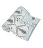 White & Green Cotton Floral 250 GSM Double Doha