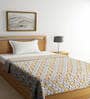 Multicolor Cotton Floral 300 GSM Single Bed Dohar