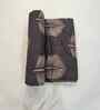 Brown Cotton Floral 300 GSM Double Bed Reversible Comforter