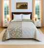 Cotton Floral 300 GSM Double Bed Reversible Comforter