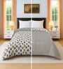 Multicolor Cotton Floral 300 GSM Double Bed Reversible Comforter