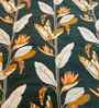Green Cotton Floral 300 GSM Single Bed Reversible Comforter