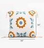 Multicolor Cotton Florals 16x16 inches Cushion Covers (1Pc)
