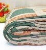 Multicolor Cotton Blend Geometric 150 GSM Double Comforter