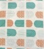 Multicolor Cotton Blend Geometric 150 GSM Double Comforter