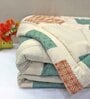 Multicolor Cotton Blend Geometric 150 GSM Double Comforter