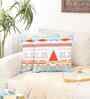Multicolor Cotton Geometric 16x16 inches Cushion Cover Set of 2